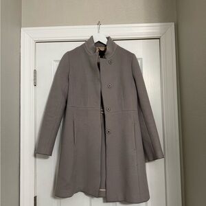 Banana Republic Gray Trench Coat Modern Minimalist Design